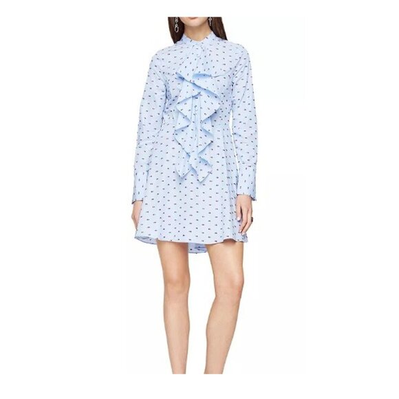 BCBGMAXAZRIA I Chelsea Ruffle Shirt Dress I NWT - Picture 1 of 5